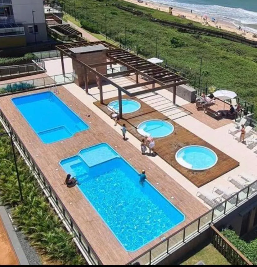 公寓 Resort Em Barra Velha, Pe Na Areia E Vista Mar